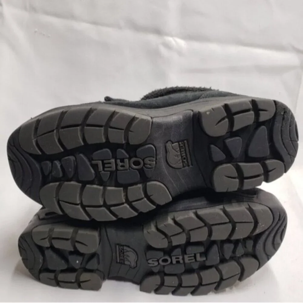 Sorel Waterfall Low Waterproof Laced Ankle Boot Black Size 7 Women's - Picture 12 of 15